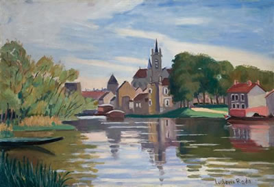 Vue de Moret sur Loing