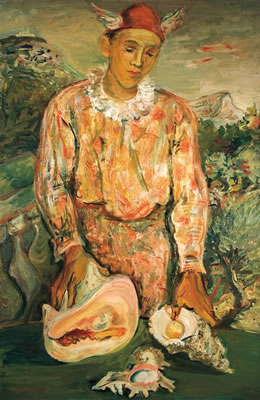 Sample artwork by Abraham Mintchine (1898 - 1931), known for landscape, portrait and still life abstract painting - View similar artists and auction records
