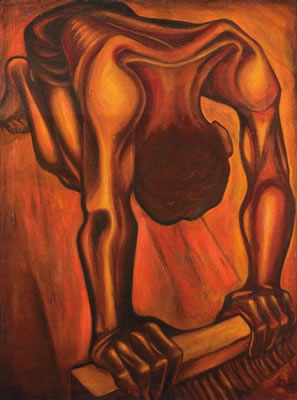 Sample artwork by Moshe Gat (Born 1935), known for painting - View similar artists and auction records
