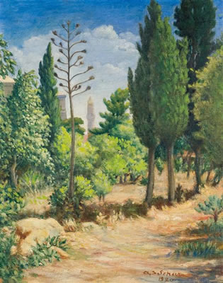 San Simon, Jerusalem, 1920 by Aharon Schaul Schur - Auction record, sale price, and art valuation. Compare with similar artists and explore comparable artworks.