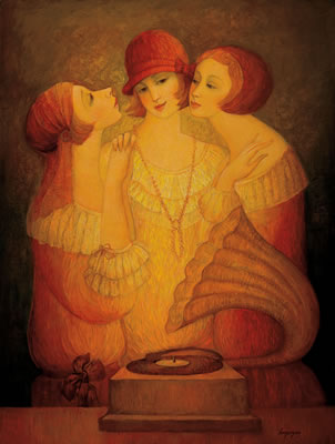 Sample artwork by Marina Grigoryan (Born 1963), known for painting - View similar artists and auction records