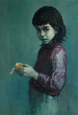 Portrait of a young girl, 1964