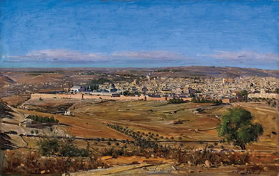 View of Jerusalem, 1945