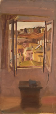 The walls of the old city Jerusalem through window by Leonid Balaklav - Auction record, sale price, and art valuation. Compare with similar artists and explore comparable artworks.