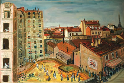 Chantier a Paris by Abraham Mintchine - Auction record, sale price, and art valuation. Compare with similar artists and explore comparable artworks.