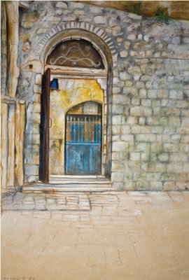 Alleys in the neighborhood of Mea Shearim neighborhood