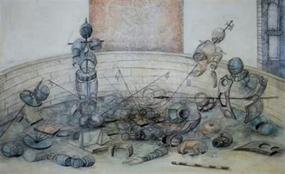 Surrealist landscape, 1977