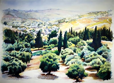 Sample artwork by Beni Gassenbaur (Born 1949), known for watercolour paintings - View similar artists and auction records