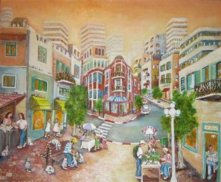 Nahalat Binyamin by Sara Hagay - Auction record, sale price, and art valuation. Compare with similar artists and explore comparable artworks.