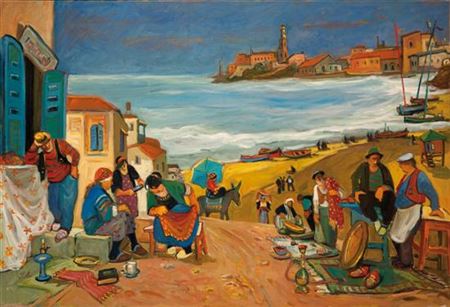 Beach scene