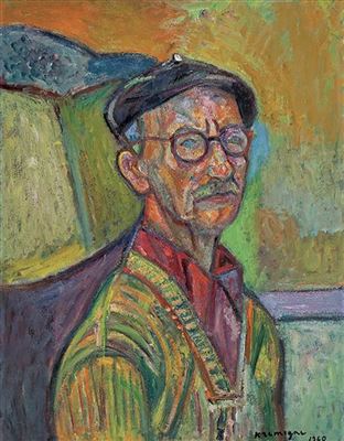 Portrait of Pinchus Kremegne: Selfportrait