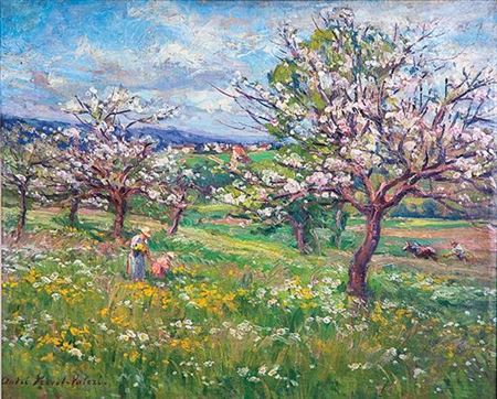 Sample artwork by Andre Prevot-Valeri (1890 - 1959), known for landscape and animal painting - View similar artists and auction records