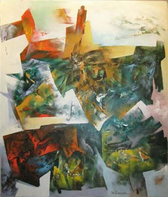 Sample artwork by Eduard Grossman (1946 - 2017), known for painting - View similar artists and auction records