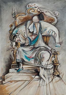 The Trial, painting to Franz Kafka, 1995