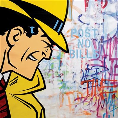 Dick Tracy post no bills, 2013