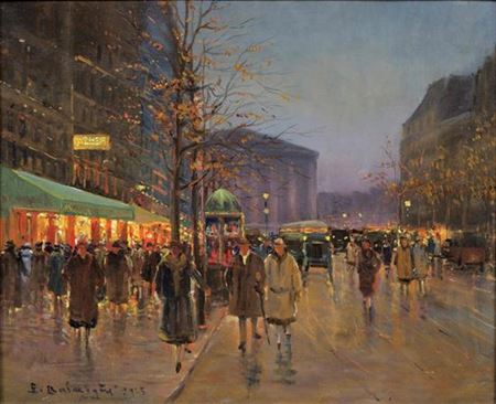 Sample artwork by Paul Marcel Balmigere (1882 - 1953), known for landscape and citiyscape painting - View similar artists and auction records
