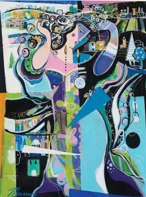 Goddess of magic by Isaac Maimon - Auction record, sale price, and art valuation. Compare with similar artists and explore comparable artworks.