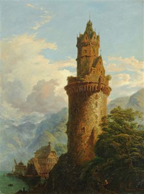 "On the Rhine" by Lennard Lewis - Auction record, sale price, and art valuation. Compare with similar artists and explore comparable artworks.