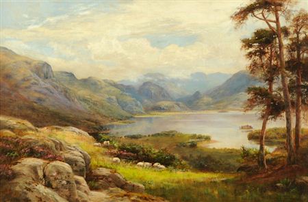 "Derwentwater, Cumbria" by William Lakin Turner - Auction record, sale price, and art valuation. Compare with similar artists and explore comparable artworks.