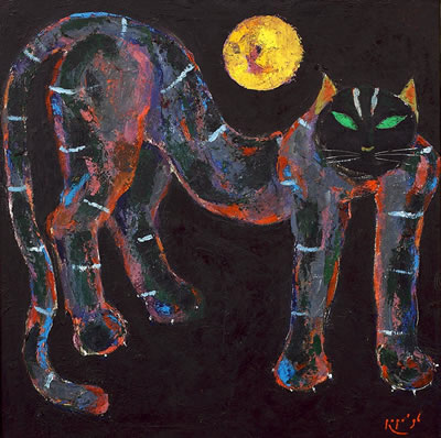 Cat and the Moon (Kucing dan Bulan), 1996