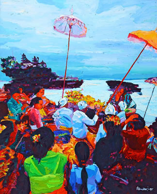 Mlasti di Pura Tanah Lot, 1995