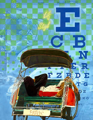 Sample artwork by Melodia (Born 1967), known for painting - View similar artists and auction records