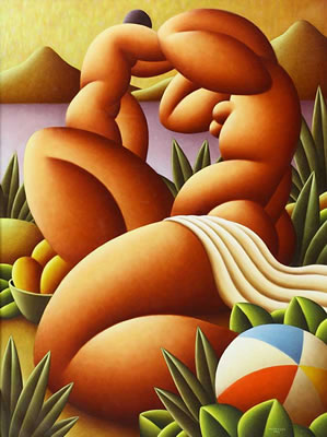 Two Women by the Beach, 2008