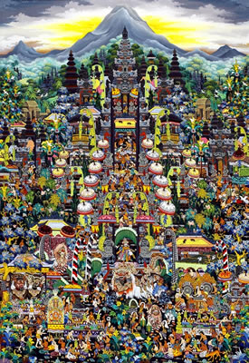 Ceremony at Besakih Temple, 2003