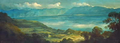 Danau Maninjau by Mahyuddin S - Auction record, sale price, and art valuation. Compare with similar artists and explore comparable artworks.