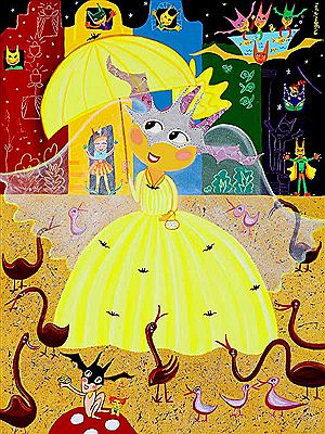 Bat Lady, 2012 by Eugenie Handiono - Auction record, sale price, and art valuation. Compare with similar artists and explore comparable artworks.