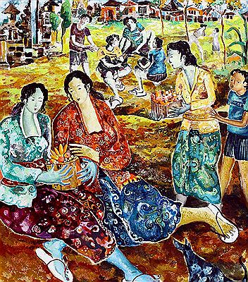 Sample artwork by I Made Duatmika (Born 1970), known for painting - View similar artists and auction records