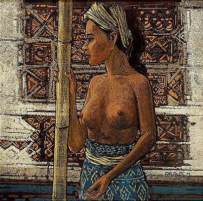 Gadis Bali, 1999 by Hatta Hambali - Auction record, sale price, and art valuation. Compare with similar artists and explore comparable artworks.