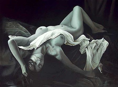 Sample artwork by Utomo S (Born 1958), known for painting - View similar artists and auction records