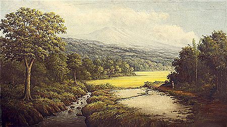Landscape by Raden Soekardji - Auction record, sale price, and art valuation. Compare with similar artists and explore comparable artworks.