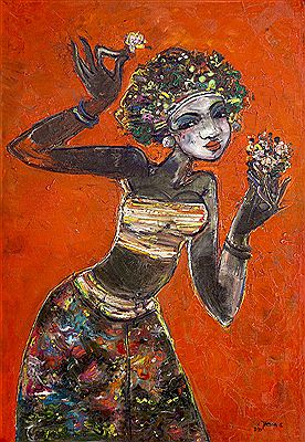 Penari Bali, 1993 by Tresna Suryawan - Auction record, sale price, and art valuation. Compare with similar artists and explore comparable artworks.