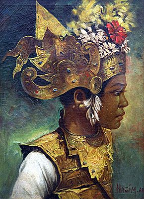 Sample artwork by A Hasim (1916 - 2002), known for painting - View similar artists and auction records