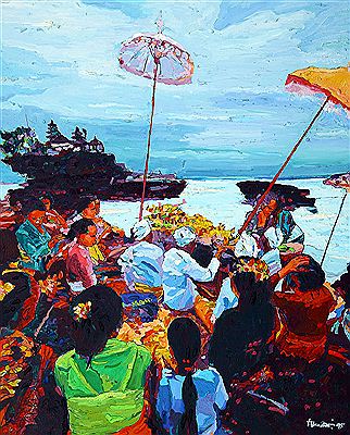 Mlasti di Pura Tanah Lot, 1995