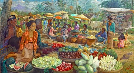 Market Scene, 1969