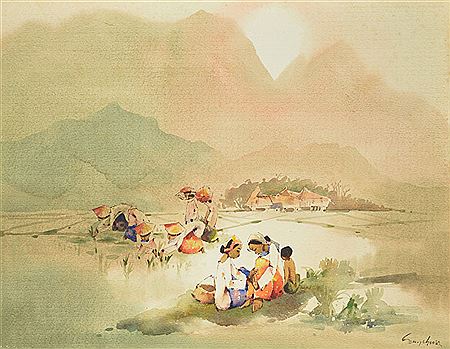 Rice planting, 1982