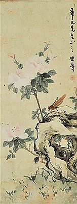 Insect and flower by Mo Zhu - Auction record, sale price, and art valuation. Compare with similar artists and explore comparable artworks.