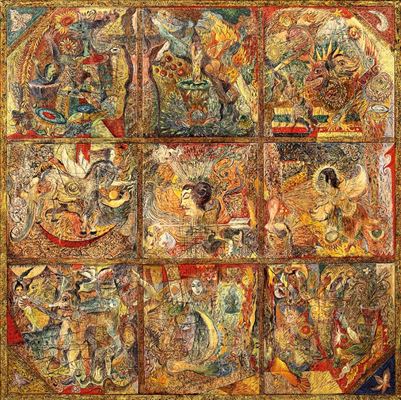 Puppet Show by Nasirun - Auction record, sale price, and art valuation. Compare with similar artists and explore comparable artworks.