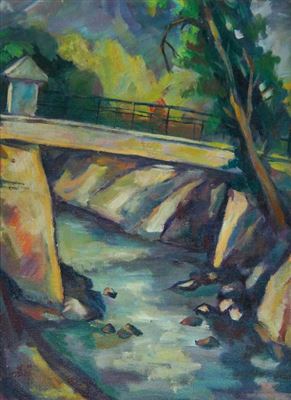 A Bridge at Botanical garden
