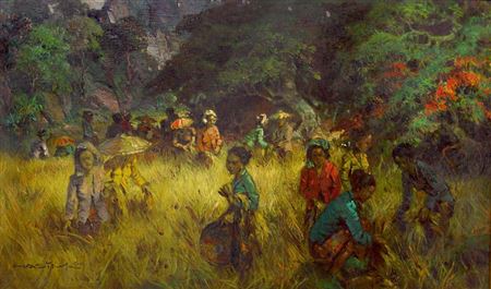 Panen, 1965 by Hasim - Auction record, sale price, and art valuation. Compare with similar artists and explore comparable artworks.