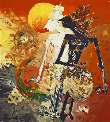 Kresna, 1979 by Bagong Kussumadiarja - Auction record, sale price, and art valuation. Compare with similar artists and explore comparable artworks.