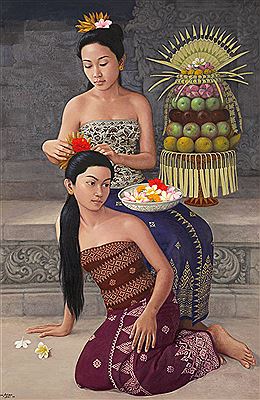 Two Balinese Girls, 2004