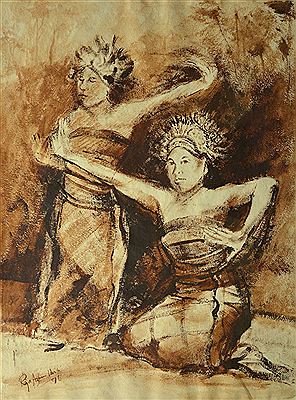 Mak Yong, 1996 by Raja Azhar Idris - Auction record, sale price, and art valuation. Compare with similar artists and explore comparable artworks.