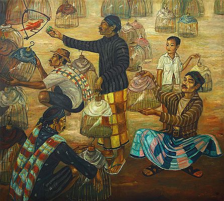Pasar Burung, 1998 by Soetopo - Auction record, sale price, and art valuation. Compare with similar artists and explore comparable artworks.