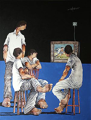 TV - Friend or Foe, 2010 by Lee Beng - Auction record, sale price, and art valuation. Compare with similar artists and explore comparable artworks.