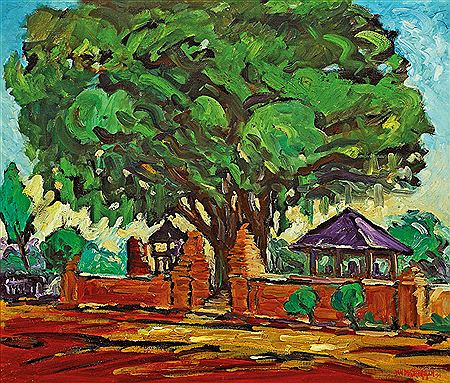 Pura Kajehan, 1994 by John van der Sterren - Auction record, sale price, and art valuation. Compare with similar artists and explore comparable artworks.
