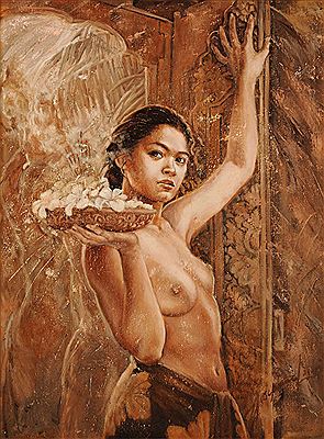 Offering Young Balinese Girl, 2000 by Josephine Linggar - Auction record, sale price, and art valuation. Compare with similar artists and explore comparable artworks.